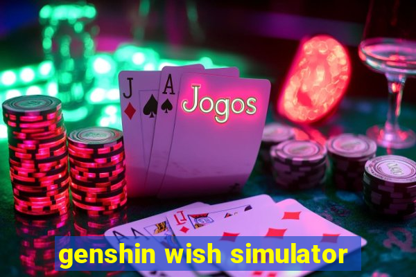 genshin wish simulator